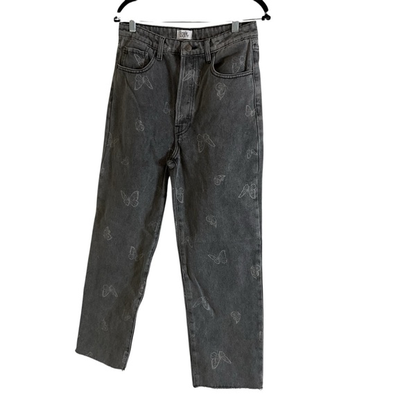 Simple Society Jeans with Butterfly Print size 9/29 - Picture 1 of 7